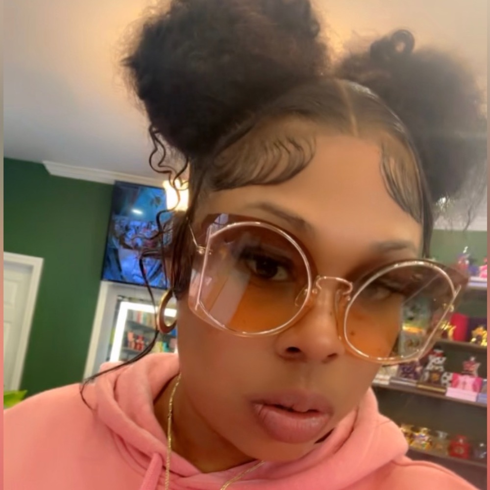 Stunning Big Gold Ferragamo Sunglasses